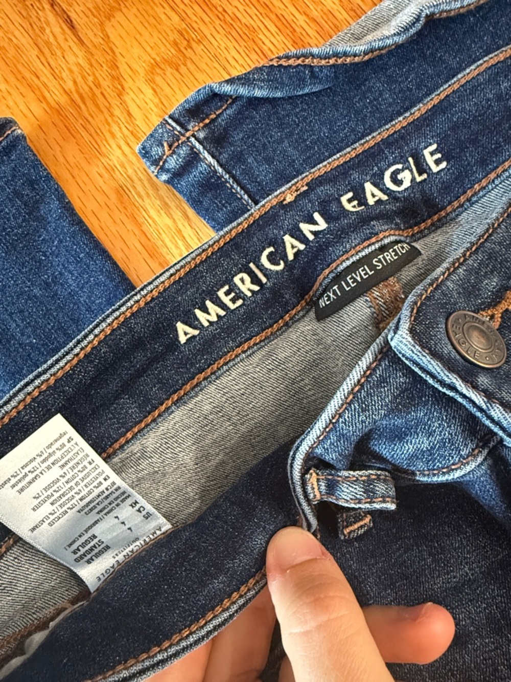 American Eagle Outfitters Next Level Low-Rise Flare Jeans - Picture 3 of 3